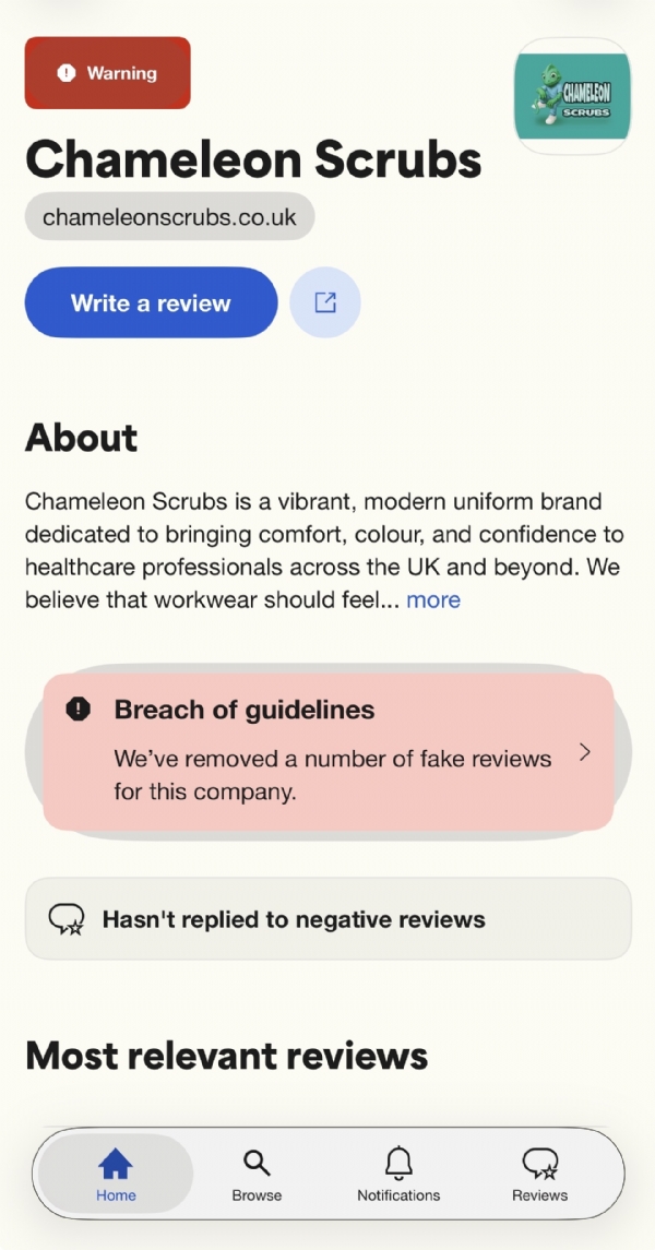 Public statement in response to TrustPilot 