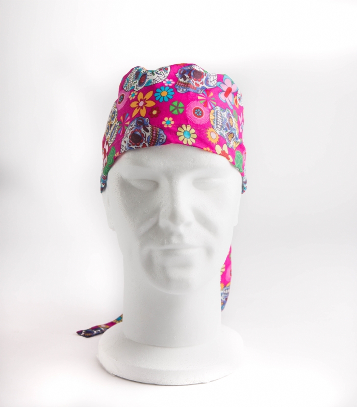 Pink Halloween Surgeons Hat 100% Cotton