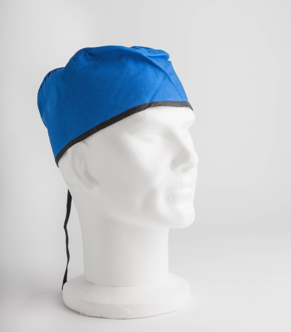 Royal Blue Surgeons Hat 100% Cotton | Chameleon Scrubs