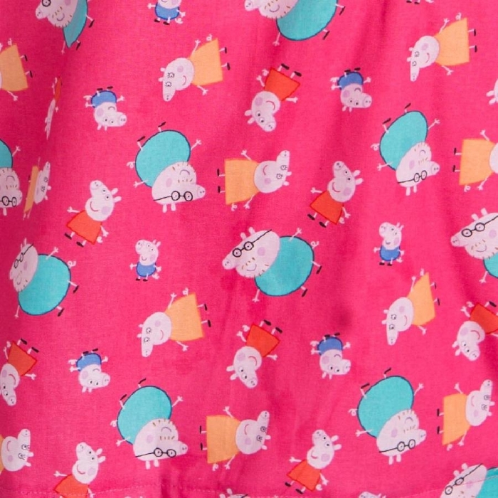 Pink Peppa Pig Short Sleeve Scrub Top 100% Cotton