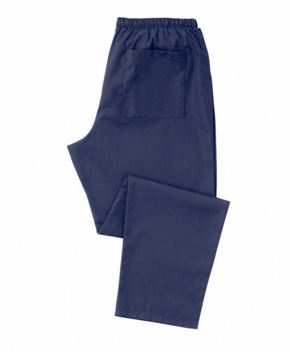Navy Scrub Trousers 100% Cotton | Chameleon Scrubs