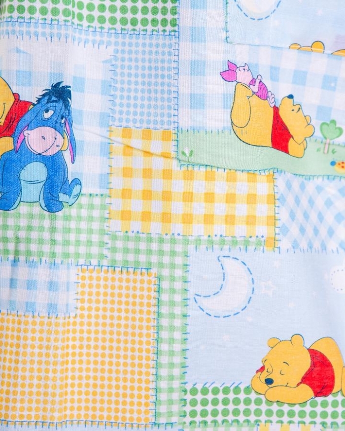 Disney Winnie the Pooh & Friends Short Sleeve Scrub Top 100% Cotton