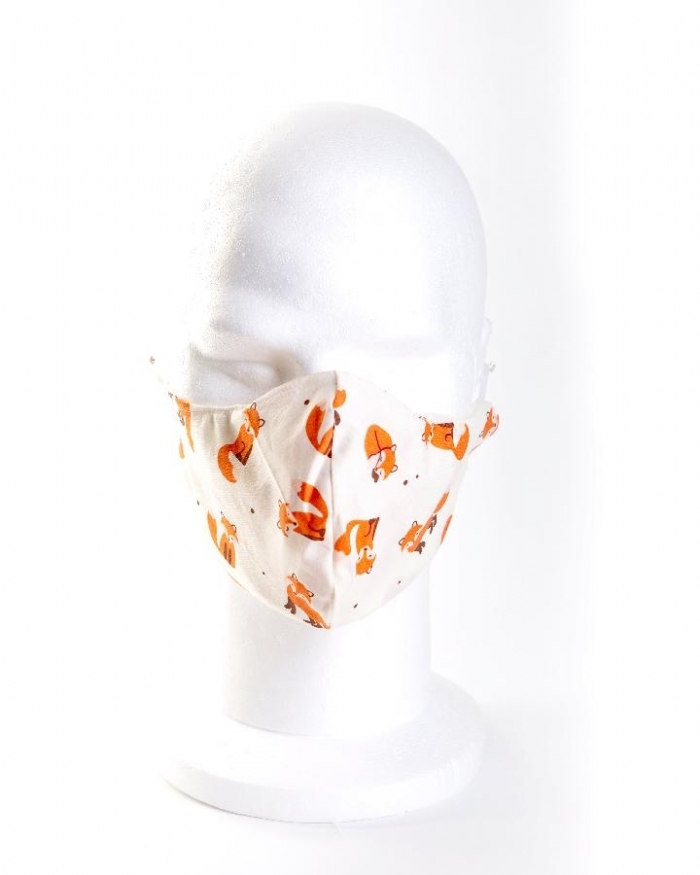  Funky Fox Face Mask 100% Cotton