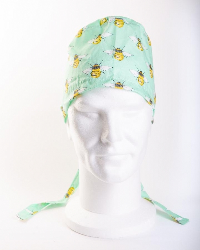 Bumble Bee Meadow Surgeons Hat 100% Cotton