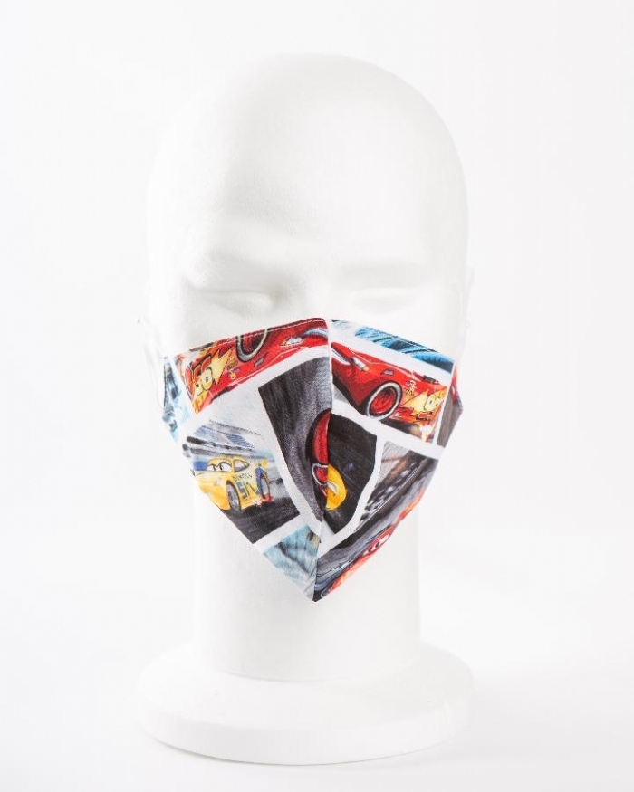 Disney Cars Face Mask 100% Cotton