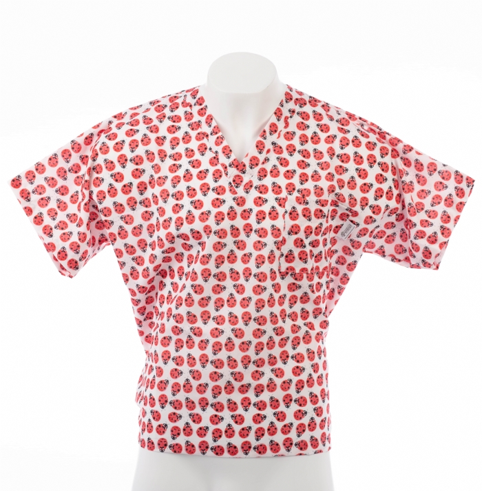  Ladybird Joy Short Sleeve Scrub Top 100% Cotton