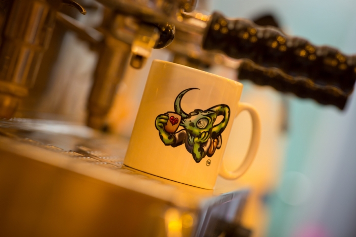 ''STRIPE'' The Chameleon Loves A Cuppa Mug