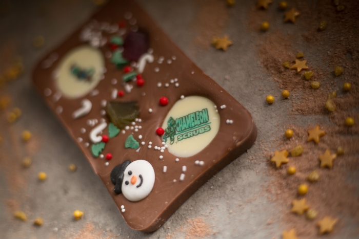 ''STRIPE'' The Chameleon Festive Milk Chocolate Bar