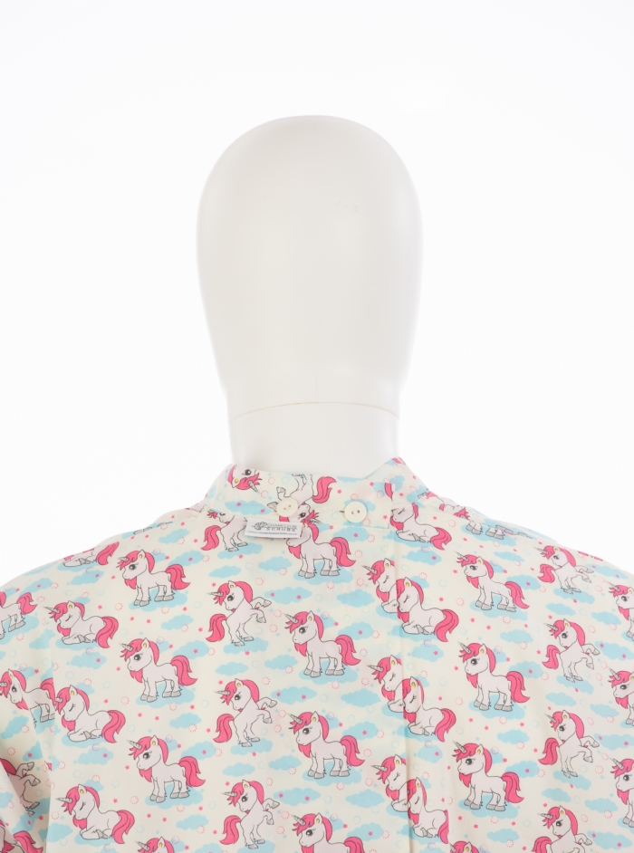 Ivory Baby Unicorn Surgical Gown 100% Cotton