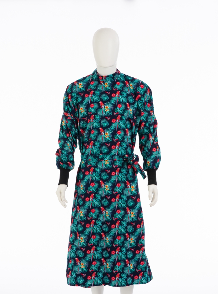 Rose & Parrot Navy Surgical Gown 100% Cotton