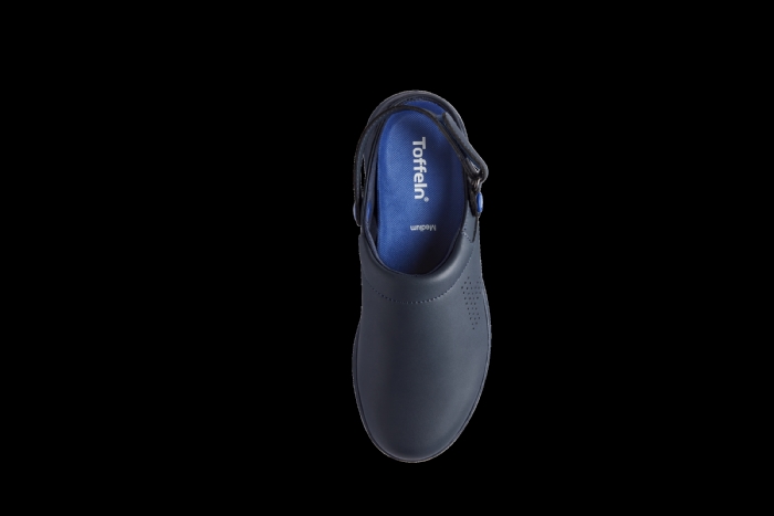 Toffeln UltraLite Washable Clog - Navy (perforated)