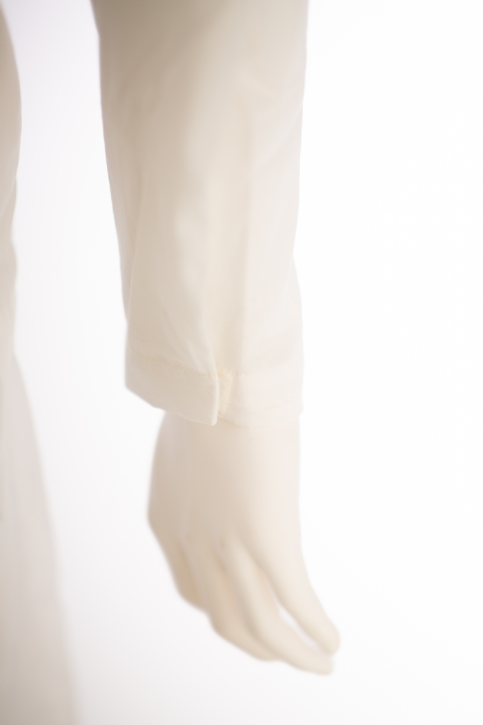 Iris Long Sleeve Scrub Top Velcro Cuff 100% Cotton