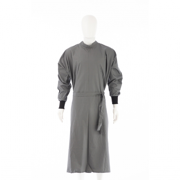 Dark Grey Surgical Gown 100% Cotton