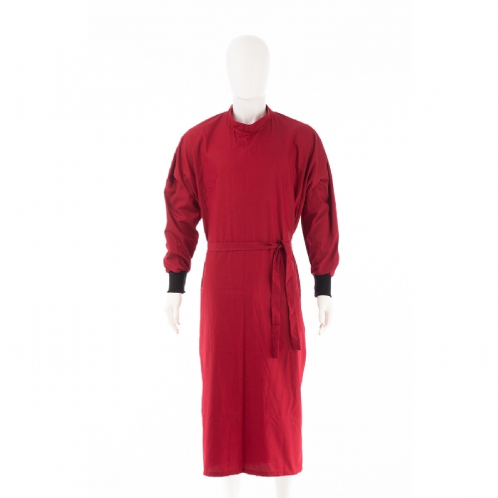 Claret Surgical Gown 100% Cotton