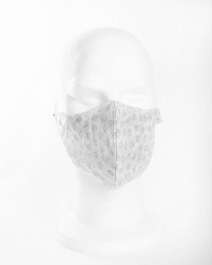 Grey Paws Face Mask 100% cotton