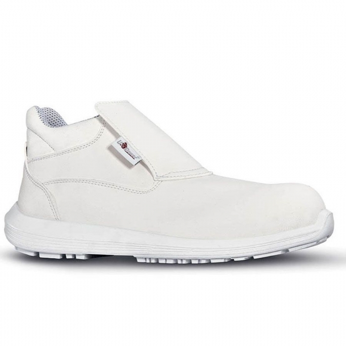 White Slip-On Boot, Composite, U-Power Shine