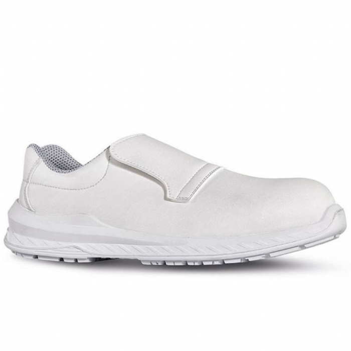 UPower Madrid Slip on White Shoe