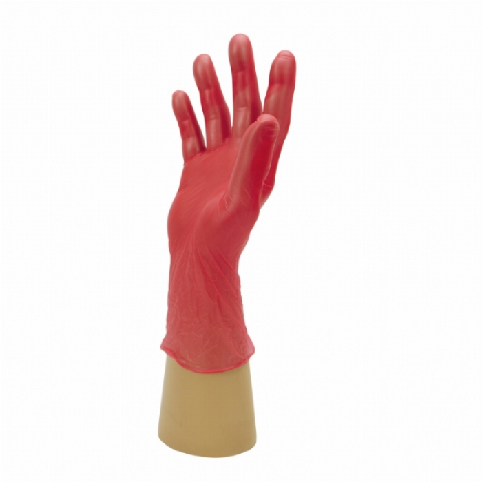 Polyco Healthline GD17 Powder-Free Disposable Vinyl Gloves – Green, Red & Yellow Latex-Free Hygiene Gloves
