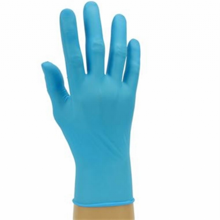 Polyco Healthline GD18 Blue Nitrile Powder-Free Disposable Gloves – Latex Free Medical & Industrial PPE