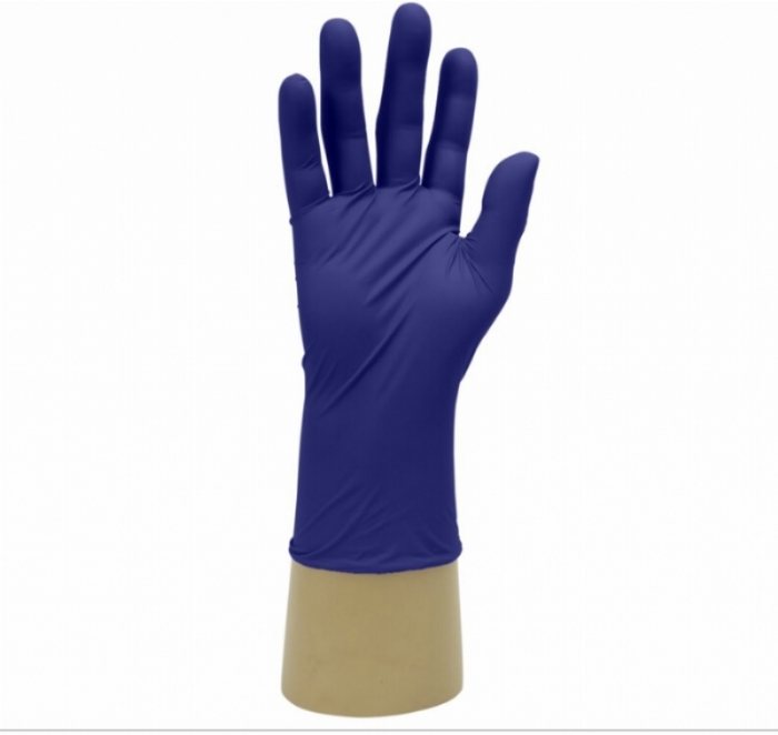 Polyco Healthline GN16 Nitrex Ultimate Accelerator-Free Blue Berry Nitrile Gloves – Latex Free Exam & Medical PPE