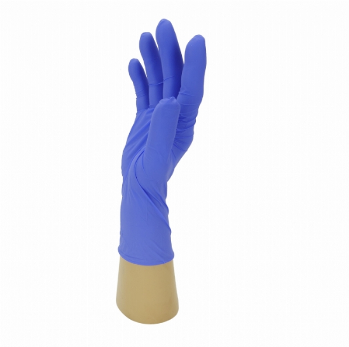 Polyco Healthline MFNP100 Finite P Indigo AF Accelerator-Free Nitrile Gloves – Latex Free Disposable PPE