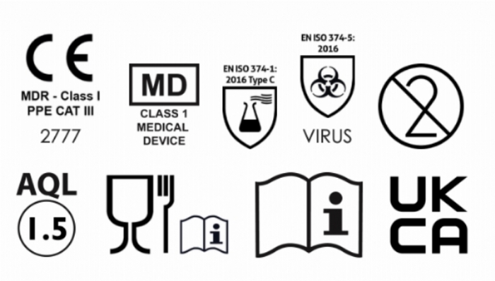 NU102 Nutouch Blue Nitrile Powder-Free Disposable Gloves – Latex Free Medical & Industrial PPE