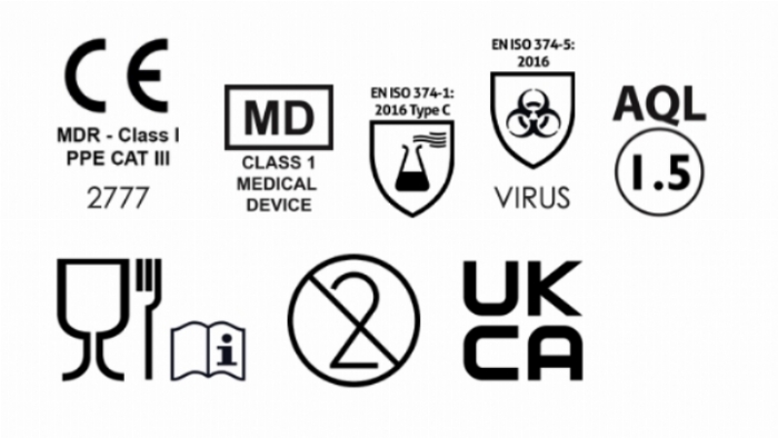 NU201 Nutouch Clear Vinyl Powder-Free Disposable Gloves – Latex Free Hygiene PPE