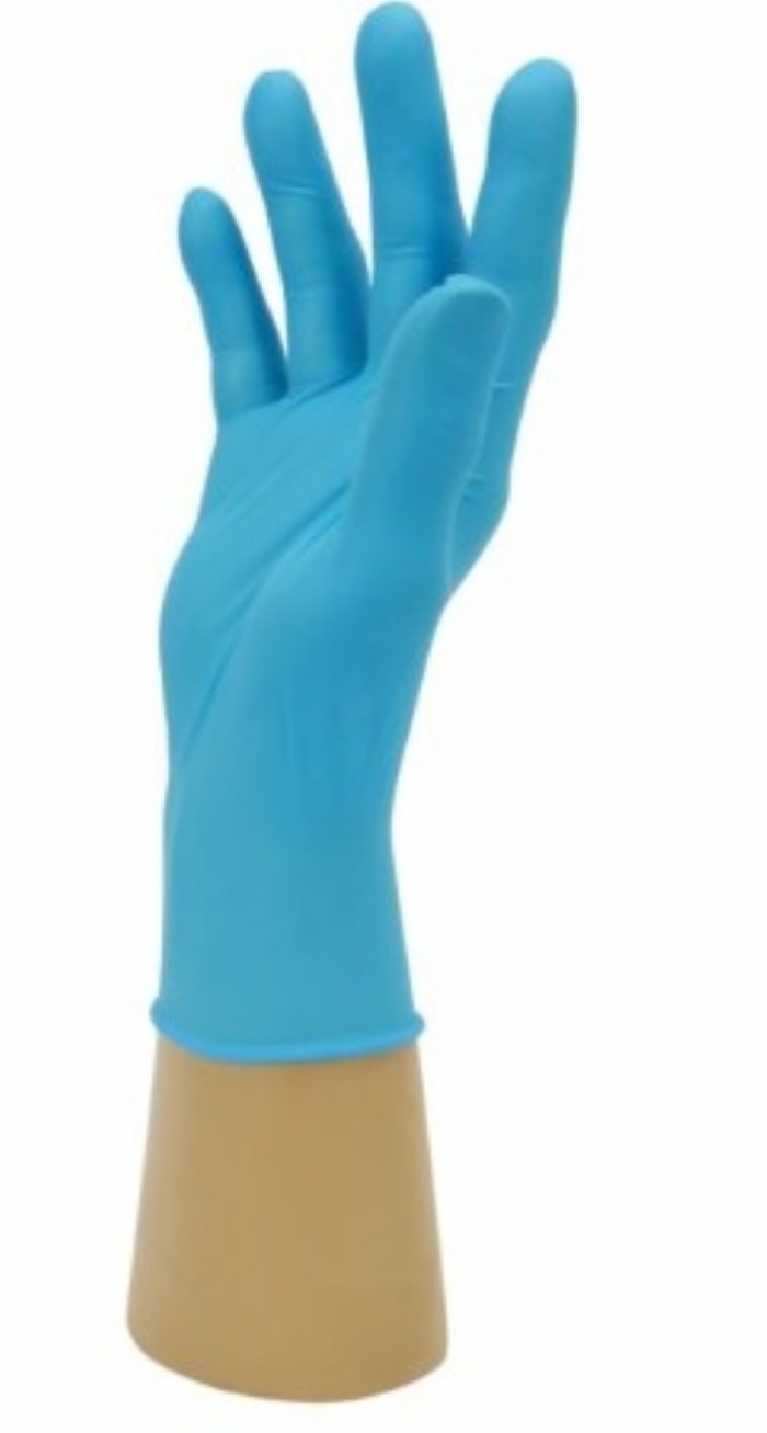 Polyco Healthline Bodyguards GL895 Blue Nitrile Powder-Free Disposable Gloves – Latex Free PPE