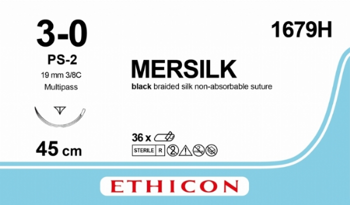MERSILK SUTURE<br/>Size: SILK<br/>Colour: 3-0<br/>Style: cutting