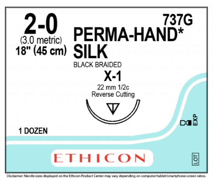 PERMA-HAND SILK SUTURE<br/>Size: SILK<br/>Colour: 2-0<br/>Style: cutting