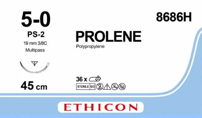 PROLENE Polypropylene Suture<br/>Size: PROLENE<br/>Colour: 5-0<br/>Style: cutting