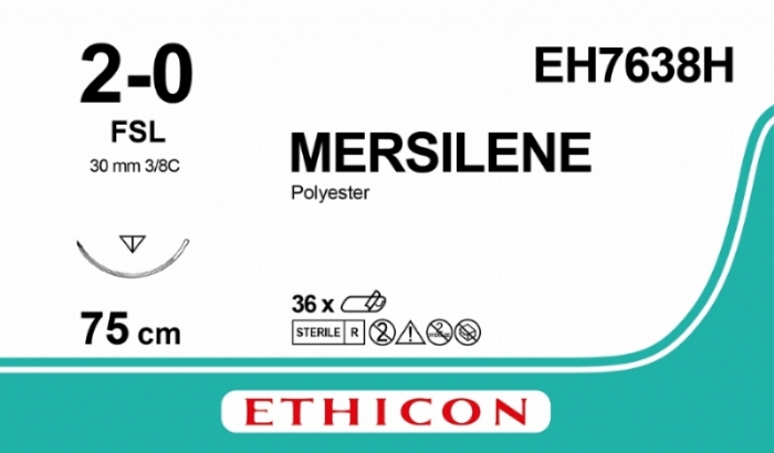 MERSILENE Polyester Fiber Suture<br/>Size: MERSILENE<br/>Colour: 2-0<br/>Style: cutting
