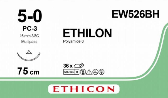 ETHILON Nylon Suture<br/>Size: ETHILON<br/>Colour: 5-0<br/>Style: cutting