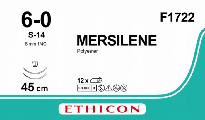 MERSILENE Polyester Fiber Suture<br/>Size: MERSILENE<br/>Colour: 6-0<br/>Style: cutting
