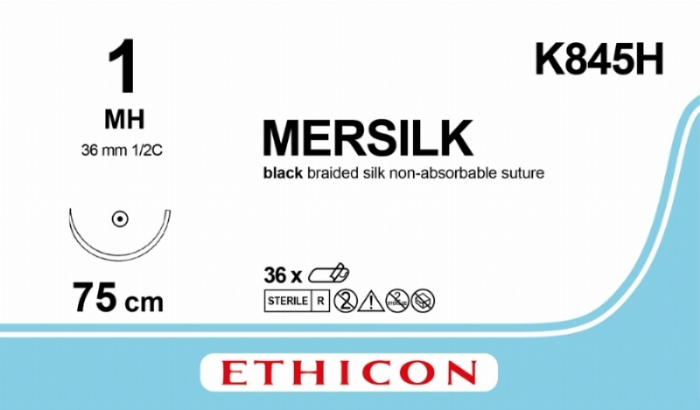 MERSILK SUTURE<br/>Size: SILK<br/>Colour: 1<br/>Style: non cutting