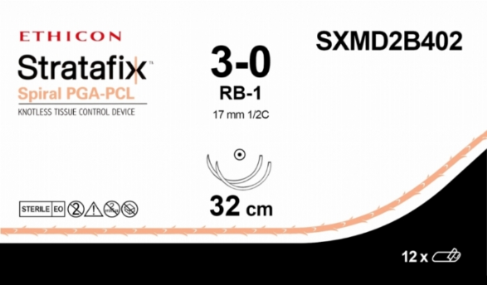 STRATAFIX Spiral PGA PCL Suture<br/>Size: STRATAFIX PGA-PCL<br/>Colour: 3-0<br/>Style: non cutting