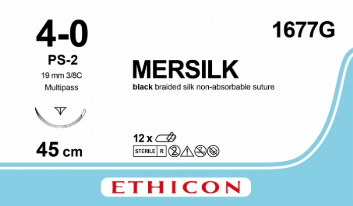 MERSILK  SUTURE<br/>Size: SILK<br/>Colour: 4-0<br/>Style: cutting