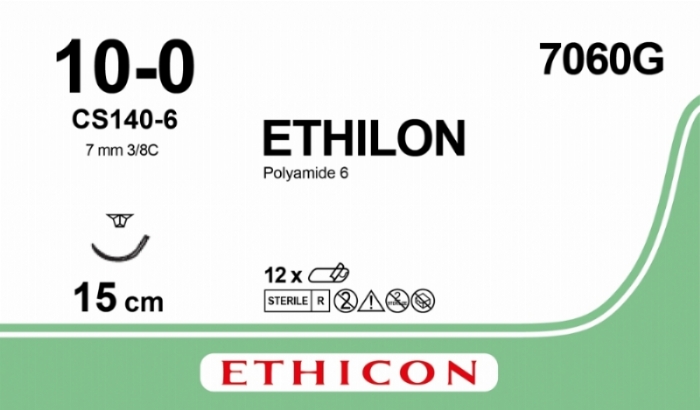 ETHILON Nylon Suture<br/>Size: ETHILON<br/>Colour: 10-0<br/>Style: cutting