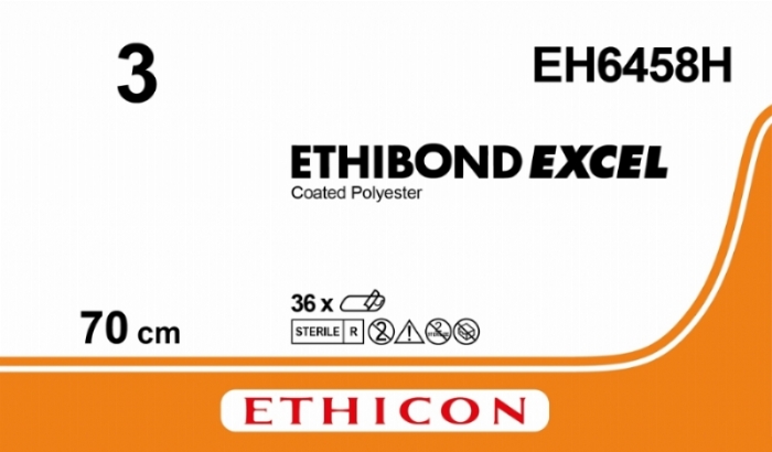 ETHIBOND EXCEL® Polyester Suture<br/>Size: ETHIBOND EXCEL<br/>Colour: 3<br/>Style: NA