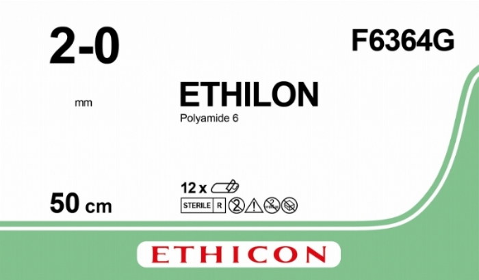 ETHILON Nylon Suture<br/>Size: ETHILON<br/>Colour: 2-0<br/>Style: NA