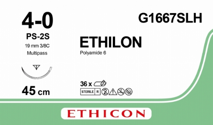 ETHILON Nylon Suture<br/>Size: ETHILON<br/>Colour: 4-0<br/>Style: cutting