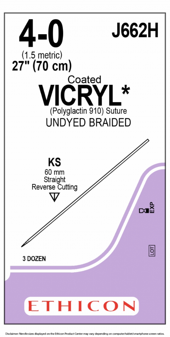COATED VICRYL (polyglactin 910) Suture<br/>Size: VICRYL PLUS<br/>Colour: 3-0<br/>Style: cutting<br/>Size: VICRYL PLUS<br/>Colour: 3-0<br/>Style: cutting<br/>Size: VICRYL PLUS<br/>Colour: 3-0<br/>Style: cutting
