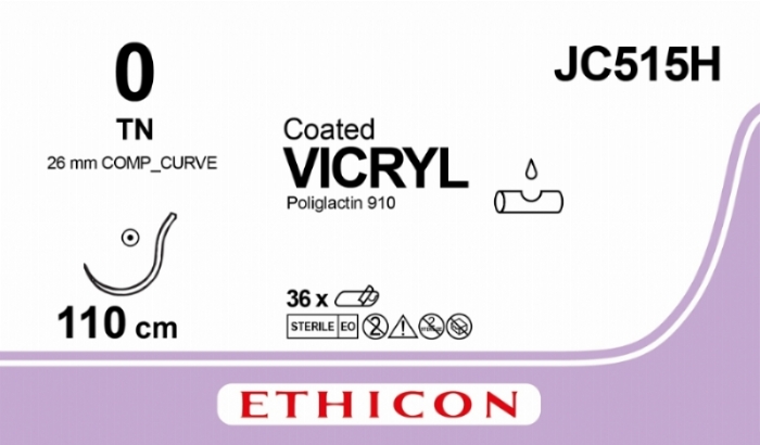 VICRYL PLUS  Suture<br/>Size: VICRYL PLUS<br/>Colour: 0<br/>Style: non cutting