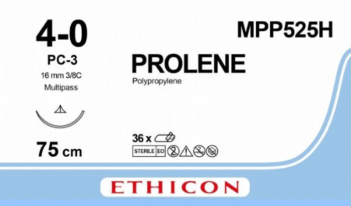 PRLNE BLU 75CM M1.5<br/>Size: PROLENE<br/>Colour: 4-0<br/>Style: cutting