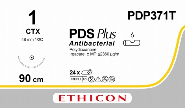 PDS Plus (polydioxanone) Suture<br/>Size: PDS PLUS<br/>Colour: 1<br/>Style: non cutting