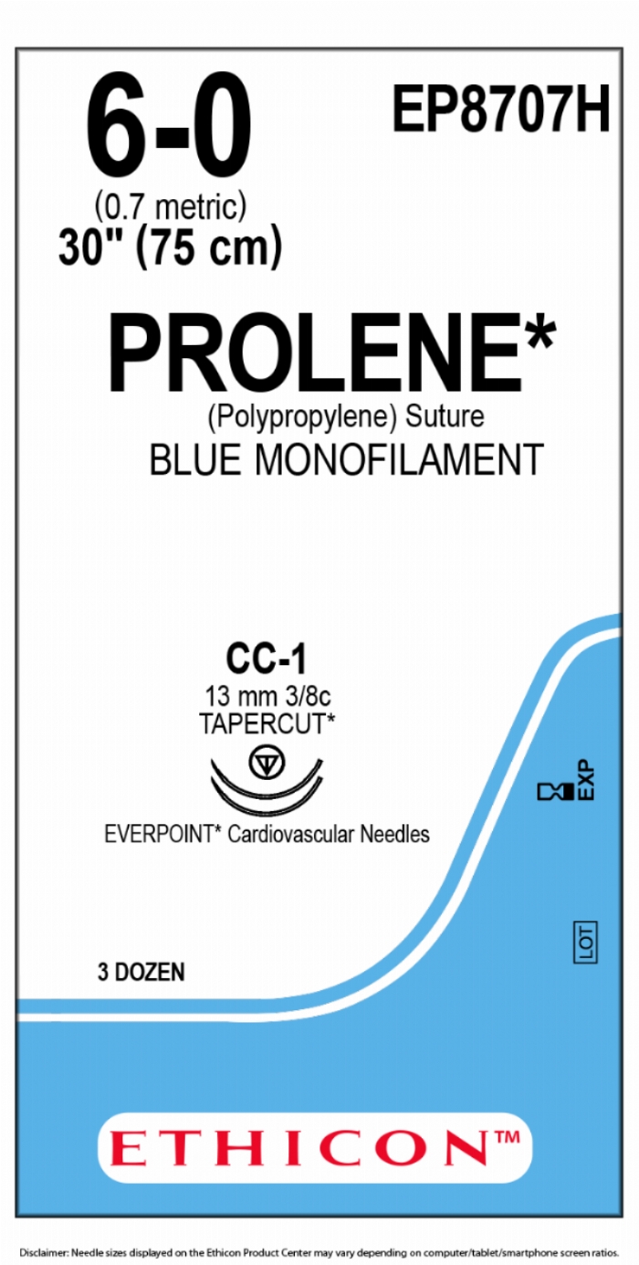 PROLENE Polypropylene Suture With EVERPOINT Technology