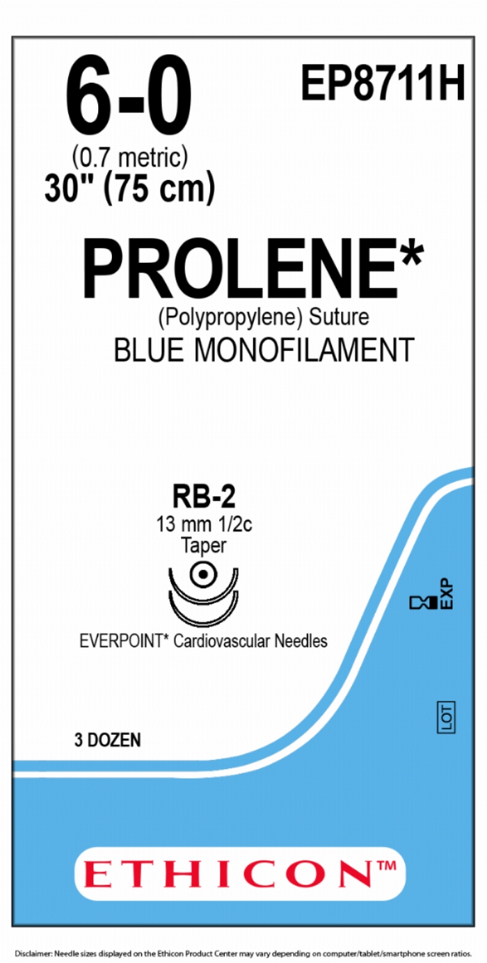 PROLENE Polypropylene Suture With EVERPOINT Technology