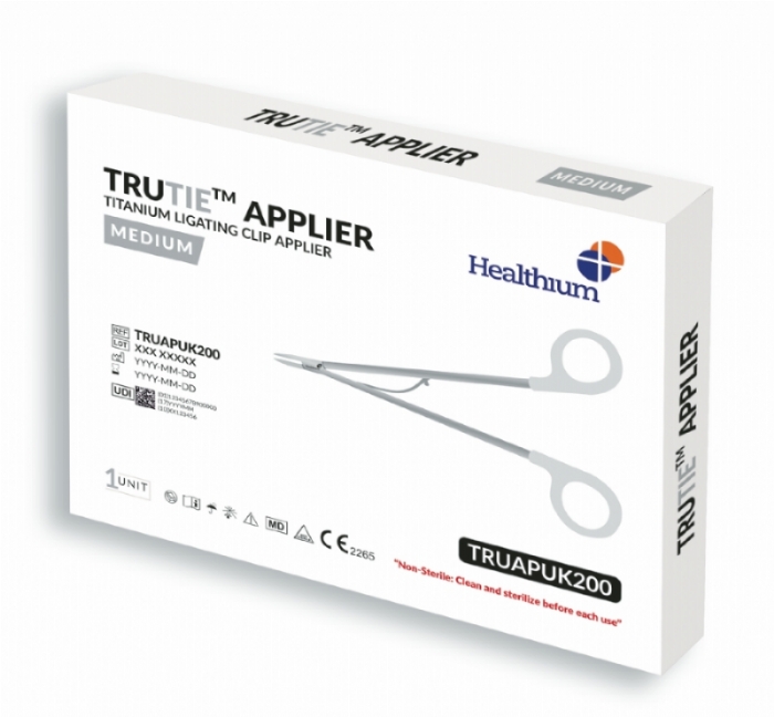 TRUTIE Medium Clip Applier – Reusable Open-Type Applicator – White