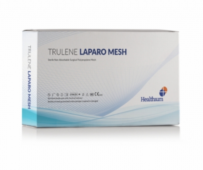 Q-close TRULENE Laparo Hernia Mesh – 15 cm × 15 cm – Non-Absorbable Polypropylene Laparoscopic Surgical Mesh (Box of 4)