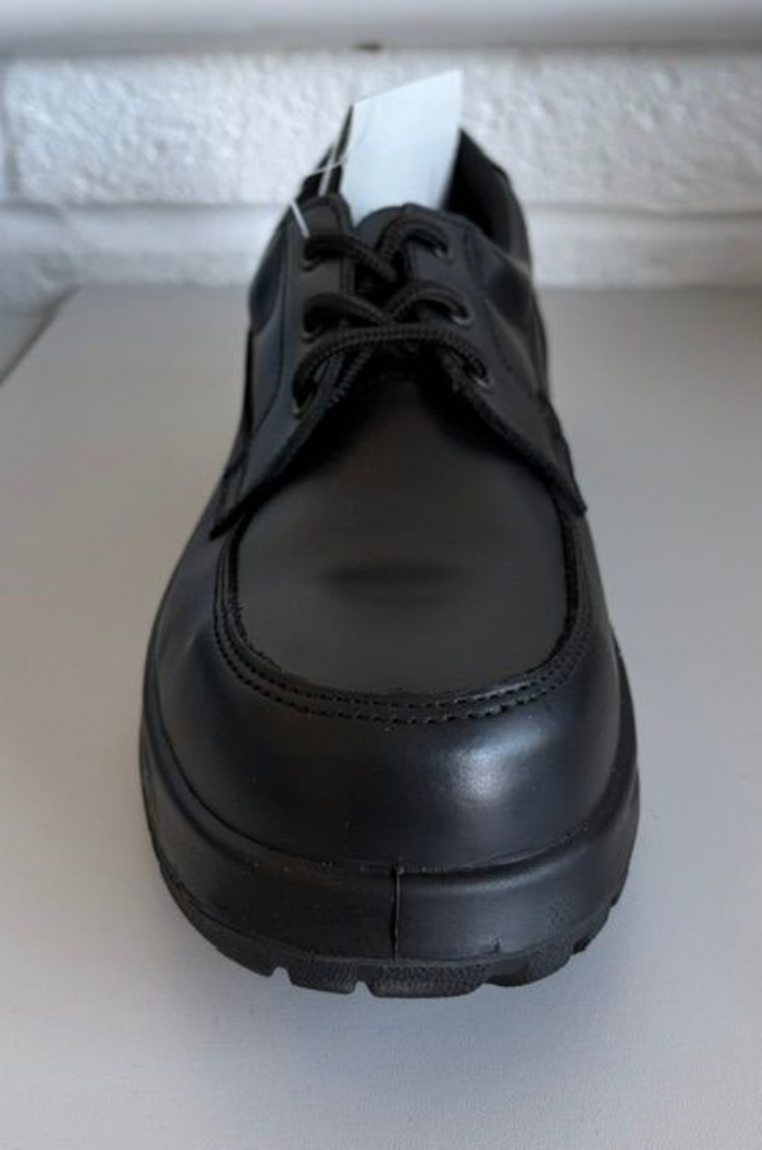 HIMALAYAN Black Leather DD PU Sole Shoe